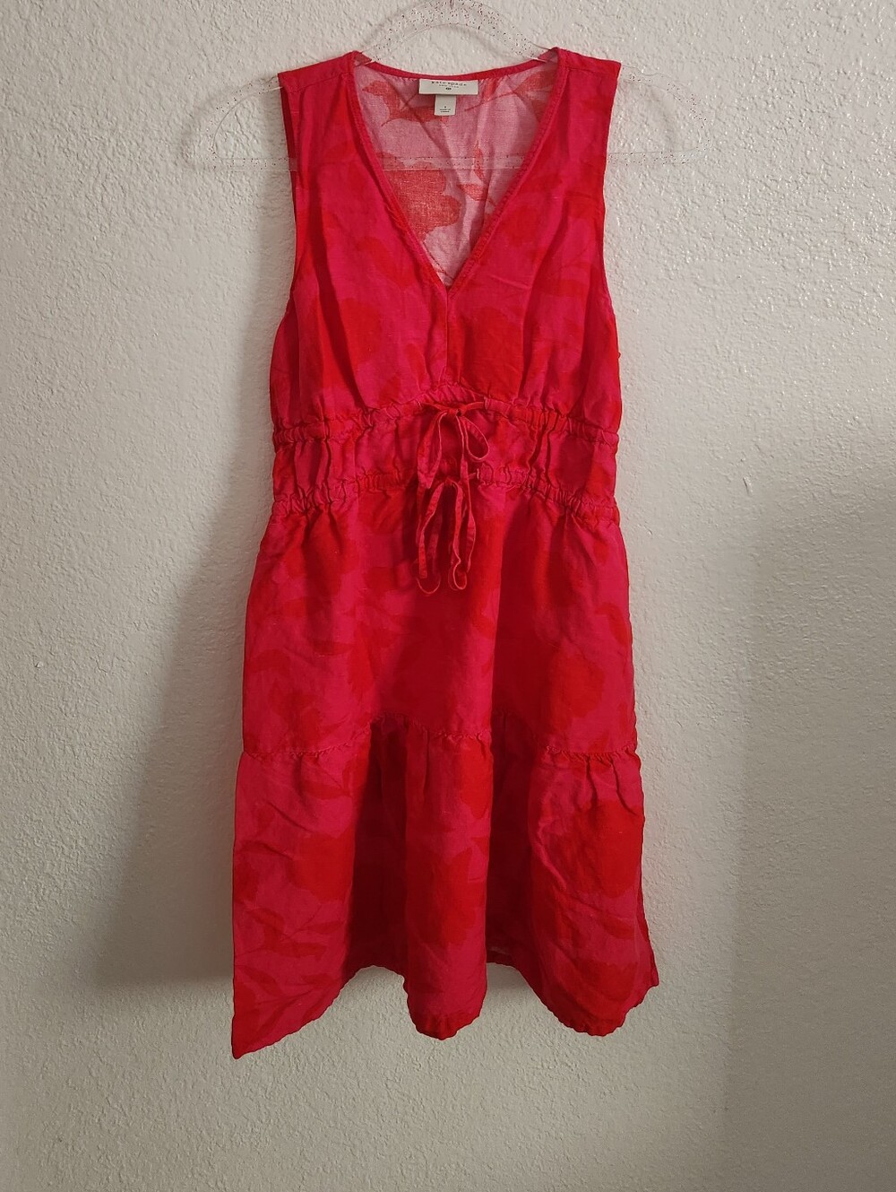 Kate Spade Red & Pink Sleeveless Dress